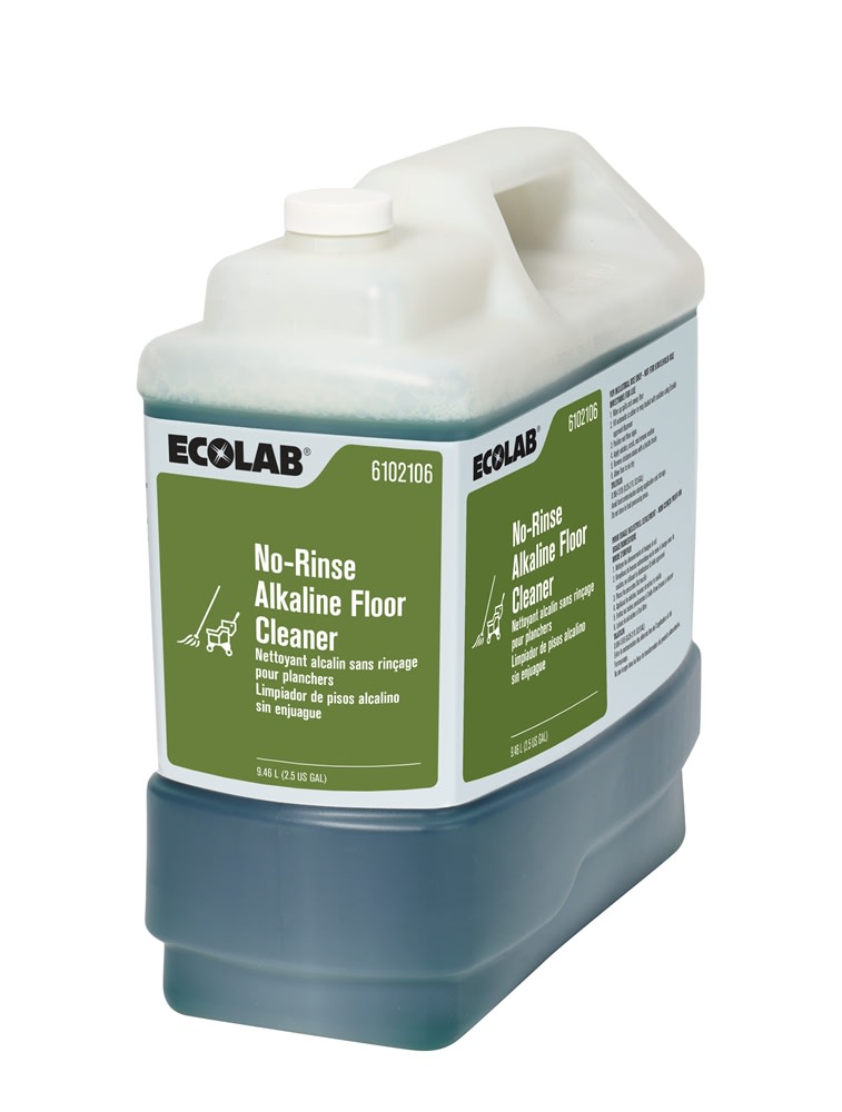 GuestSupply US | Ecolab® No-Rinse Alkaline Floor Cleaner, 2.5